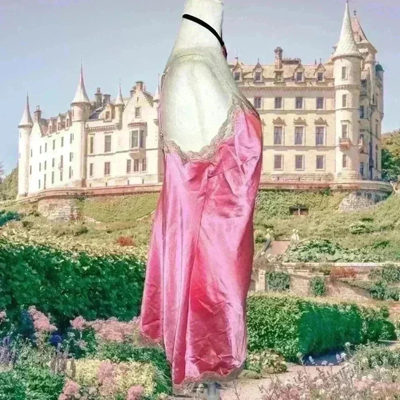 Y2k 2012 Shimmery Pink Victoria’s Secret Slip Size Large - Picture 6 of 9